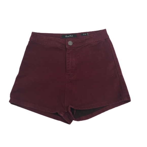 Denim Club Hi-Rise Stretch Denim Shorts - Picture 1 of 3